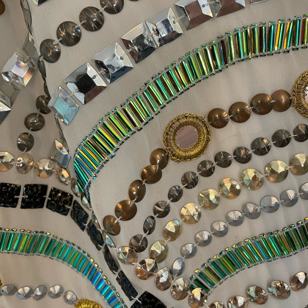 Metallic Sequined Dress